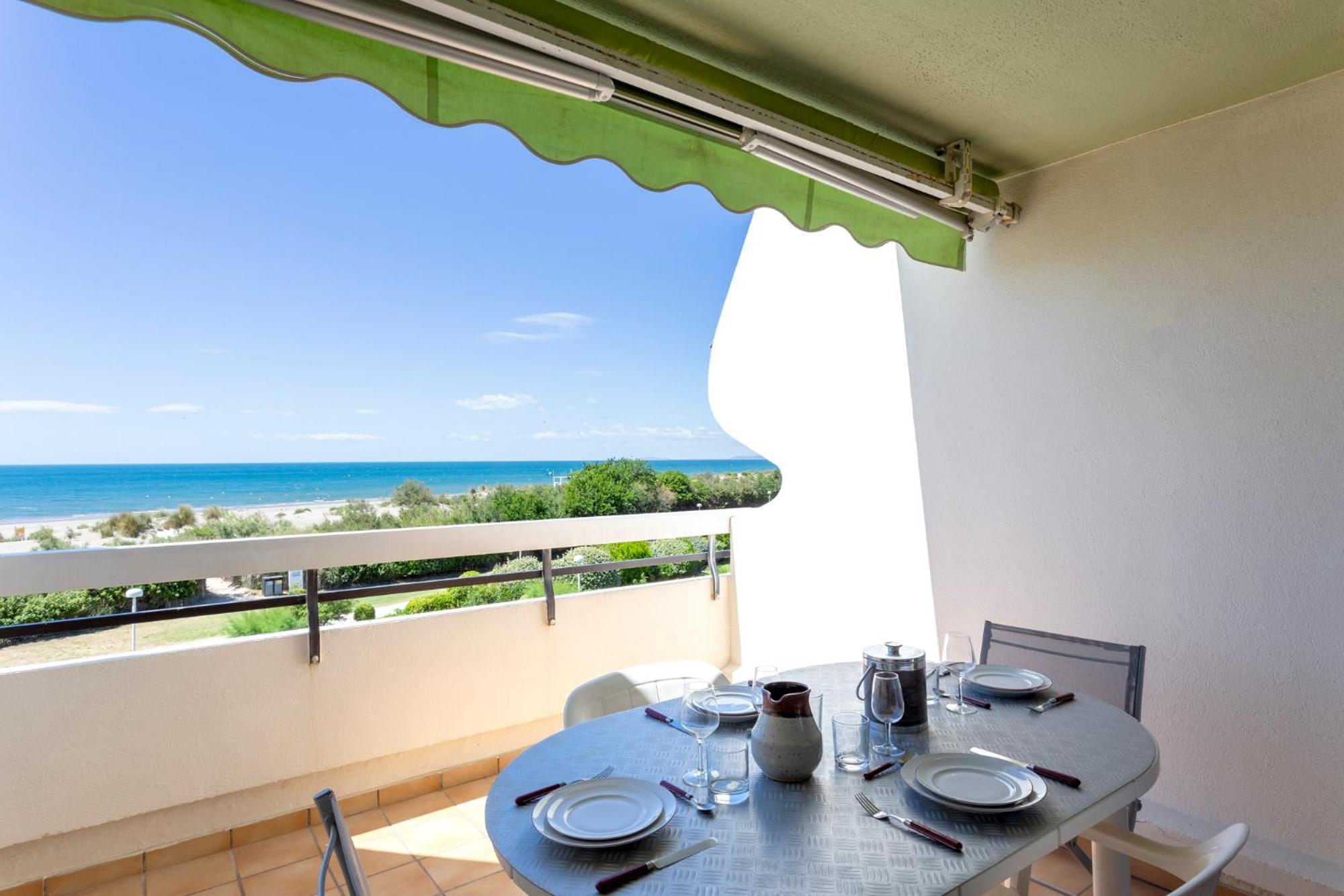 Chez Fabienne - Superbe Appartement Avec Vue Sur La Mer Et Parking La Grande Motte Extérieur photo